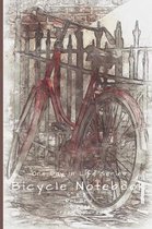 Bicycle Notebook: One Day In Life Notebook Series: The Classic Look Dot Grid Notebook with a beautiful watercolor picture just to jot do