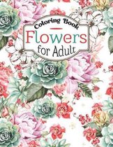 Flowers Coloring Book For adult