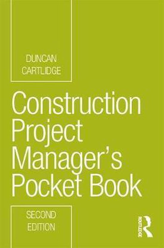 Routledge Pocket Books- Construction Project Manager’s Poc ... - cover