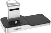 Choetech - 4-in-1 oplaad station voor Apple Watch / AirPods / Smartphone - MFi en Qi gecertificeerd – extra USB-A output - 10W