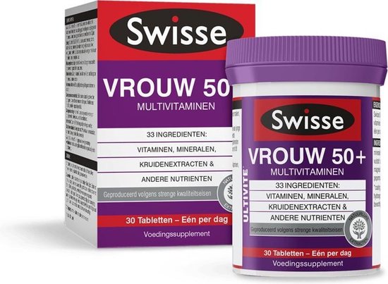 Vrouw 50+ Multivitaminen Voedingssupplement - 30 tabletten | bol.com
