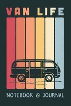 Camper Van Notebook and Journal. Van Life. Retro Pattern.: Vintage Style Road Trip Enthusiast Notebook.