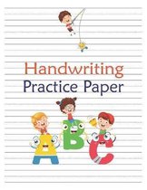 Handwriting Practice Paper: Abc Kids, Notebook With Dotted Lined Writing For Kindergarten To 3rd Grade Students (large 8.5x11 Inches - 100 Pages)