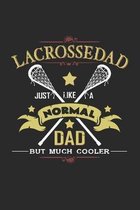 Lacrosse dad: 6x9 Lacrosse - blank with numbers paper - notebook - notes