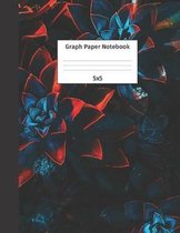 Graph Paper Notebook 5x5: Quad Ruled 5 Squares Per Inch Grid Paper. Math and Science Composition Notebook for Students and Teachers. Perfect for