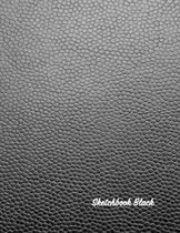 Sketchbook Black: Personalized Sketch Book 8.5x11 Gift for Adults, Kids and More