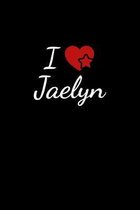 I love Jaelyn: Notebook / Journal / Diary - 6 x 9 inches (15,24 x 22,86 cm), 150 pages. For everyone who's in love with Jaelyn.