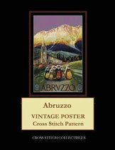 Abruzzo: Vintage Poster Cross Stitch Pattern