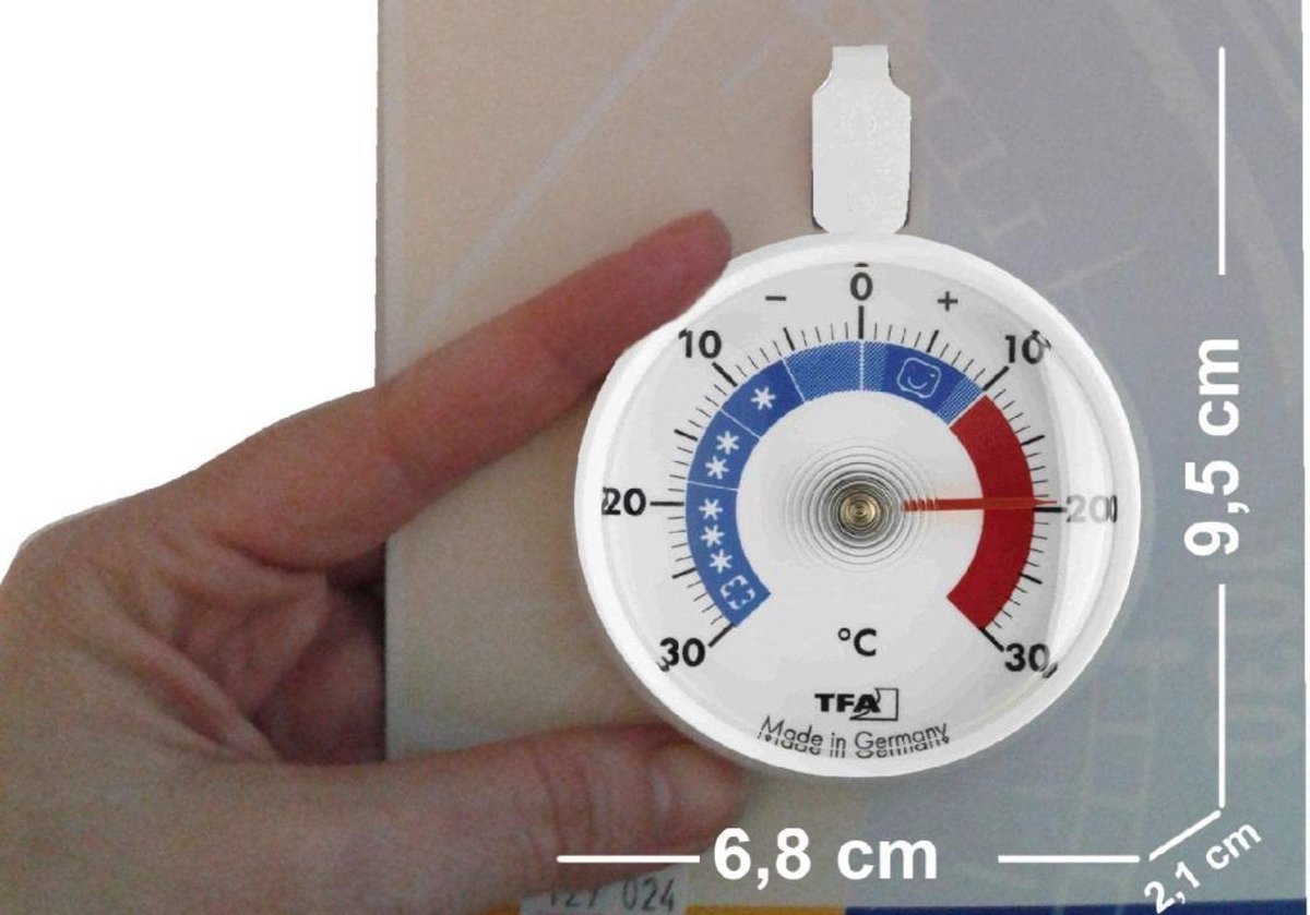 Diepvriesthermometer Analog Meetbereik Vriezer Thermometer Kleuren Rond