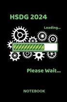 Hsdg 2024: Lined Notebook - Journal Diary - A5 Format - Lined Pages