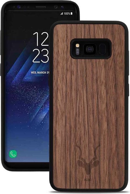 vergeven Jonge dame ontwikkelen Kudu Samsung Galaxy S8 hoesje case - Houten backcover - Handgemaakt en  afgewerkt met... | bol.com
