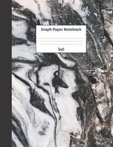 Graph Paper Notebook 5x5: Quad Ruled 5 Squares Per Inch Grid Paper. Math and Science Composition Notebook for Students and Teachers. Perfect for
