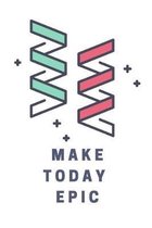 Make Today Epic: Notebook / Simple Blank Lined Writing Journal / For Self Love / Quote / Happiness / Mental Health / Inspiration / Conf