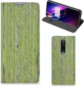 Telefoon Hoesje OnePlus 8 Wallet Case Green Wood