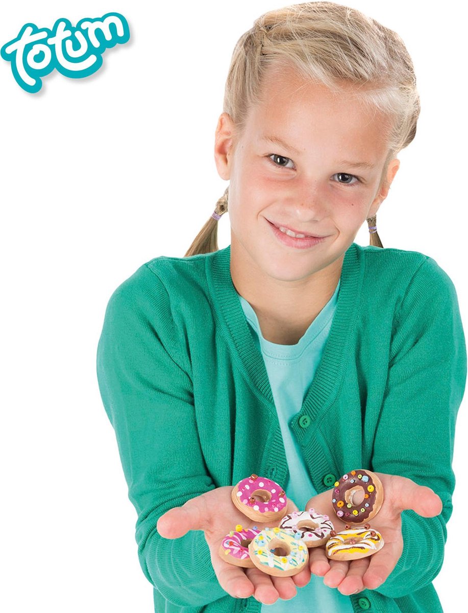 Totum Donut Factory knutsel koffertje - donuts gips gieten en schilderen - creatief speelgoed meisjes en jongens vanaf 5 jaar knutselen cadeautip — afbeelding 16
