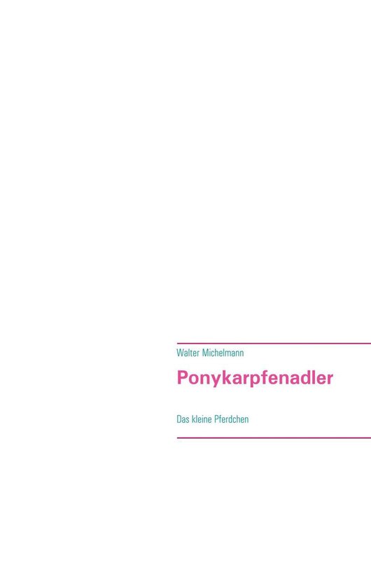 Ponykarpfenadler - cover