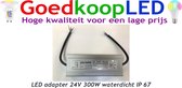 LED adapter ultra dun 24V 300W waterdicht IP 67