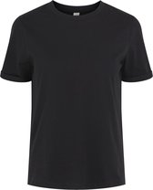 Pieces PCRIA SS FOLD UP SOLID TEE NOOS BC Dames T-shirt - Maat XS