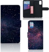 GSM Hoesje Geschikt voor Samsung Galaxy A41 Flip Cover Stars