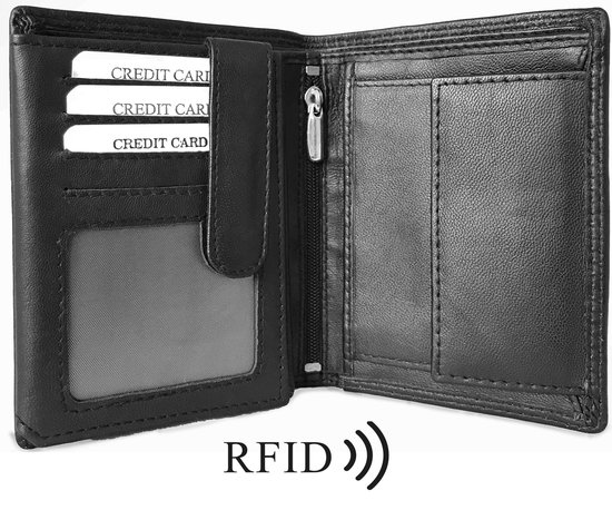 STILORD 'Cooper' RFID Leren Portemonnee Mannen Vintage Portemonnee