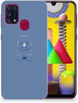 TPU Silicone Hoesje Geschikt voor Samsung Galaxy M31 Telefoonhoesje Baby Rhino