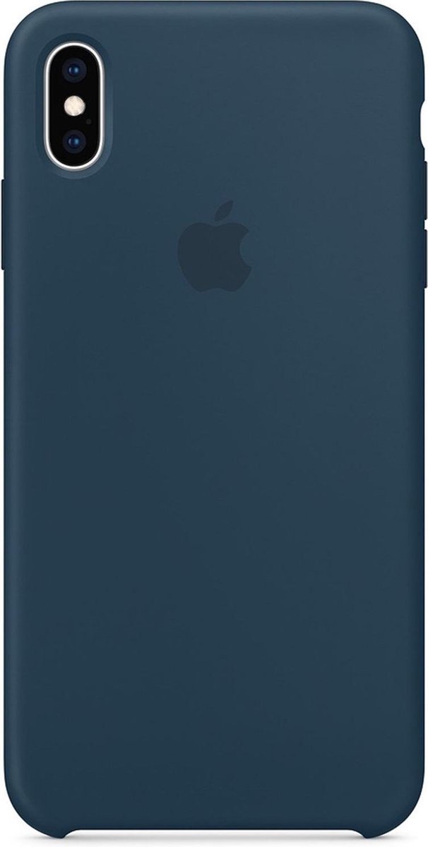 Apple Hoesje Siliconen Geschikt voor iPhone Xs Max - Apple Silicone Backcover smartphone - groen