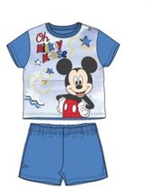 Pyjama bébé Mickey Mouse - bleu - taille 18 mois