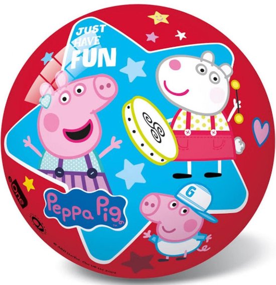 Afhaalmaaltijd compenseren maak het plat Peppa Pig plastic speelbal 18 cm | bol.com