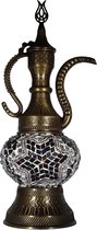 Oosterse mozaïek tafellamp (Turkse Ibrik)  ø 13 cm
