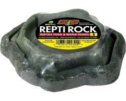 Zoo Med Combo Repti Rock voer- en drinkschaal voor reptielen | set van voer- en waterbak in diverse maten Small