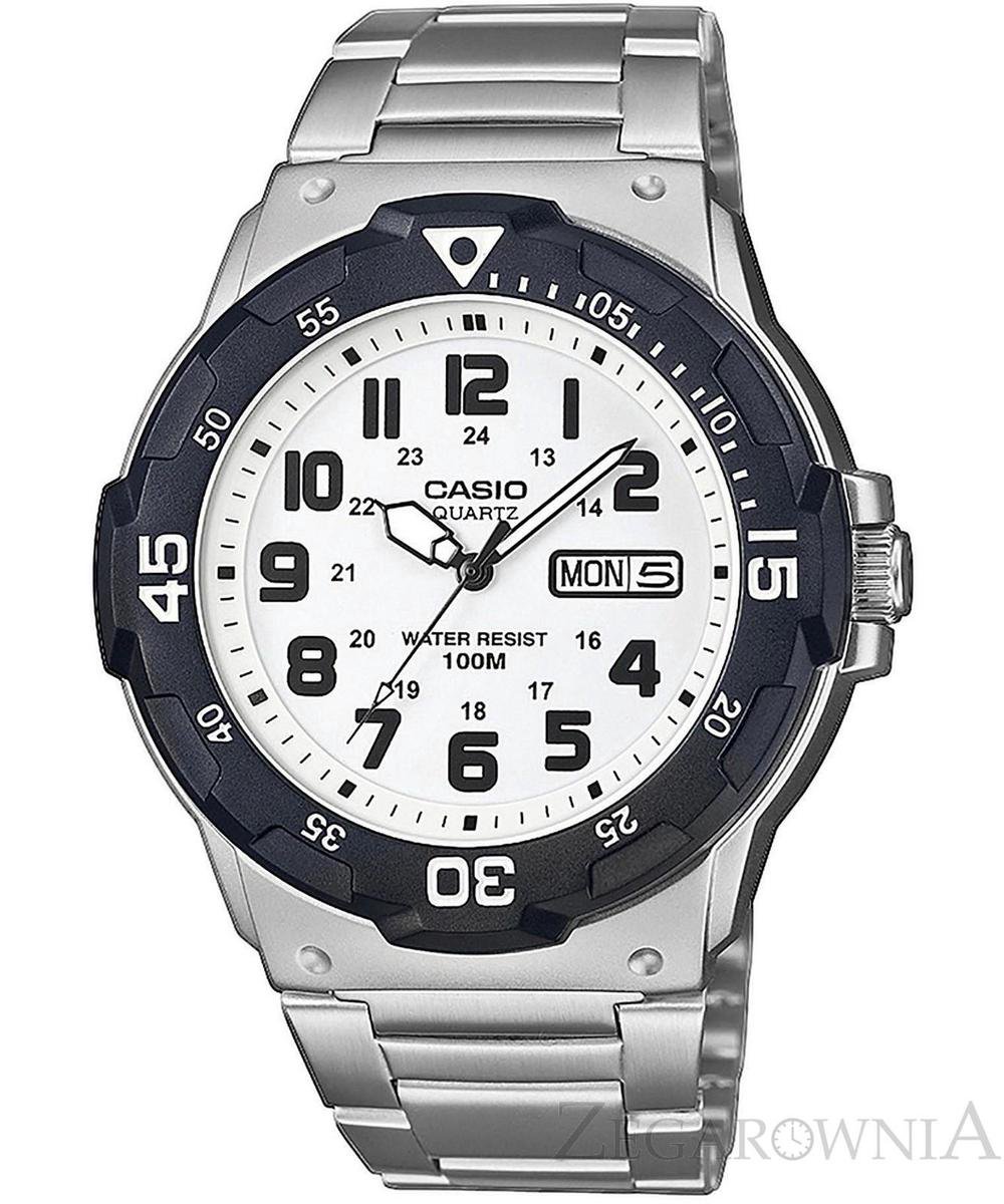 CASIO - MRW-200HD-7BVEF - Horloge - Mannen - Zilverkleurig- RVS - Ã˜ 43 mm