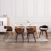 Eetkamerstoelen set 6 stuks  (Incl LW anti kras viltjes) - Eetkamer stoelen - Extra stoelen voor huiskamer - Dineerstoelen – Tafelstoelen