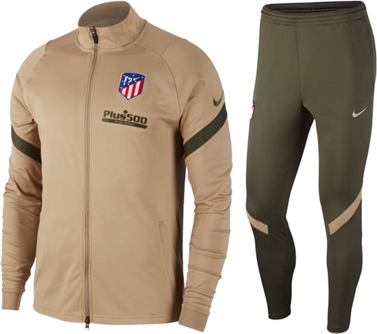Nike Trainingspak - Maat XL - Mannen - beige/ army groen | bol.com