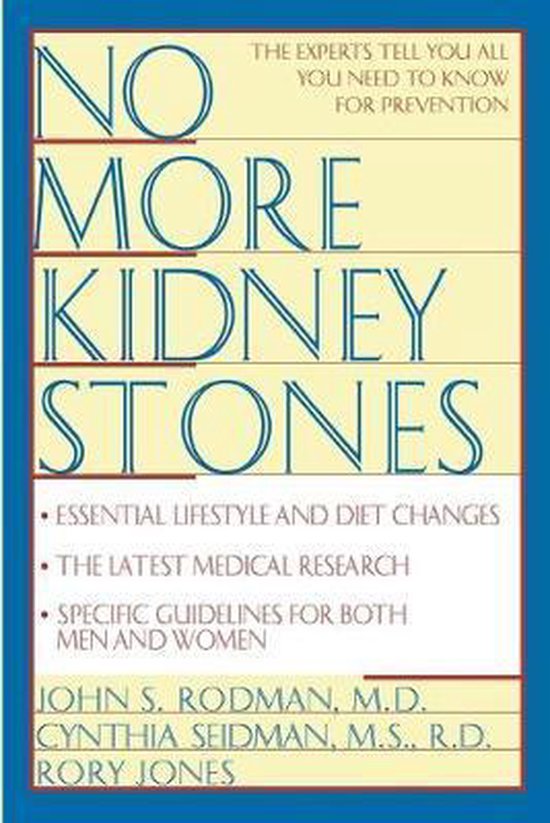 No More Kidney Stones - cover