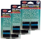 6 x 50g Braeco  blauwe toilet tabletten, stortbak tabletten