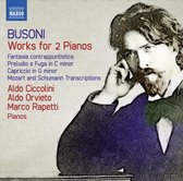Aldo Orvieto, Aldo Ciccolini, Marco Rapetti - Busoni: Works For Two Pianos (CD)