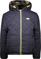 B-nosy Jongens Reversible winterjas - Oxford blue - Maat 92