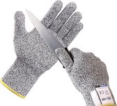 Snijbestendige handschoenen - Anti Snijhandschoenen - Geschikt in de Keuken - Werkhandschoenen - Veiligheidshandschoenen - Wasbaar + Snijwerende handschoenen - Maat M