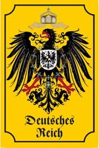 Wandbord - Wapen Van Duitsland - Deutsches Reich
