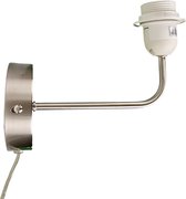 Wandlamp met stekker Hit - staal - E27