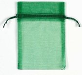 Organza zakjes Groen 18x15 cm Pak van 100 Stuks
