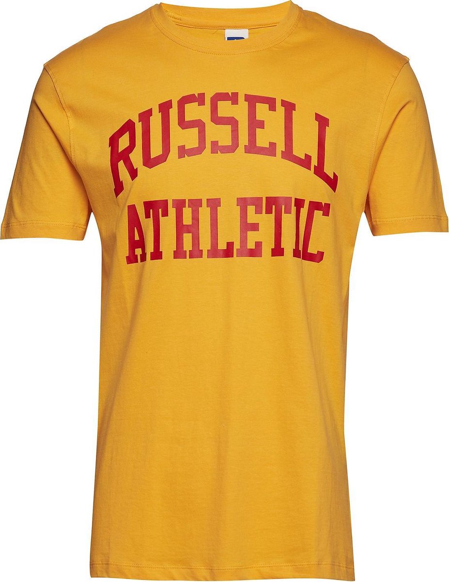 Russell Athletic Tshirt - Geel - Maat M