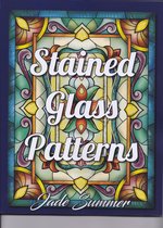 Stained Glass Patterns Coloring Book - Jade Summer - Kleurboek voor volwassenen