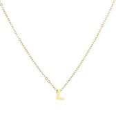 Nana dames ketting met letter "L" goudkleurig | Liefde Cadeau