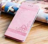 Hoogwaardig PU leren Bookcase voor Samsung Galaxy A51 | Luxe Uitstraling | Lederen Wallet Case | Telefoonhoesje | Kaarthouder | Portemonnee | Roze
