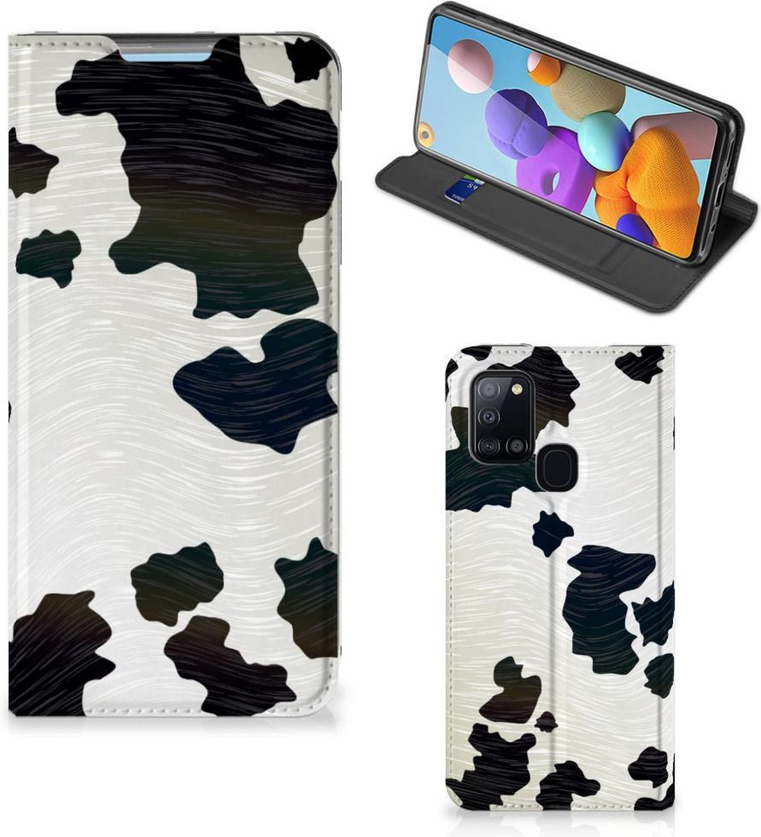 Samsung Galaxy A21s Hoesje maken Koeienvlekken