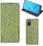 Telefoon Hoesje OPPO A52 | A72 Wallet Case Green Wood