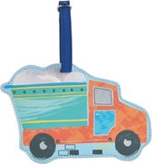 Floss & Rock Bagage Label Truck - 15.5 x 10 cm - Met Naamkaartje