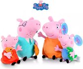 Peppa Pig knuffel familie 19-30 cm