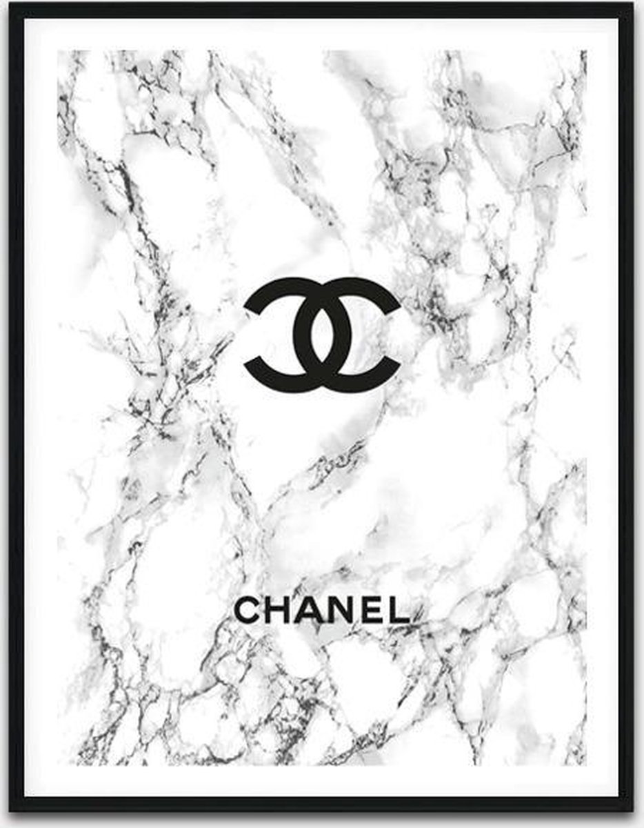 Luxe Fotolijst Chanel Marble 32,5 x 42,5 cm | Chanel Schilderij |  Wanddecoratie... | bol.com